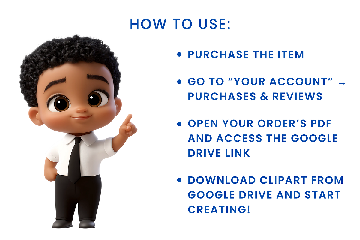 Little Boss Cute Boy Clipart SET, a Person Illustration by ninakosh (Photo 8 of 10)