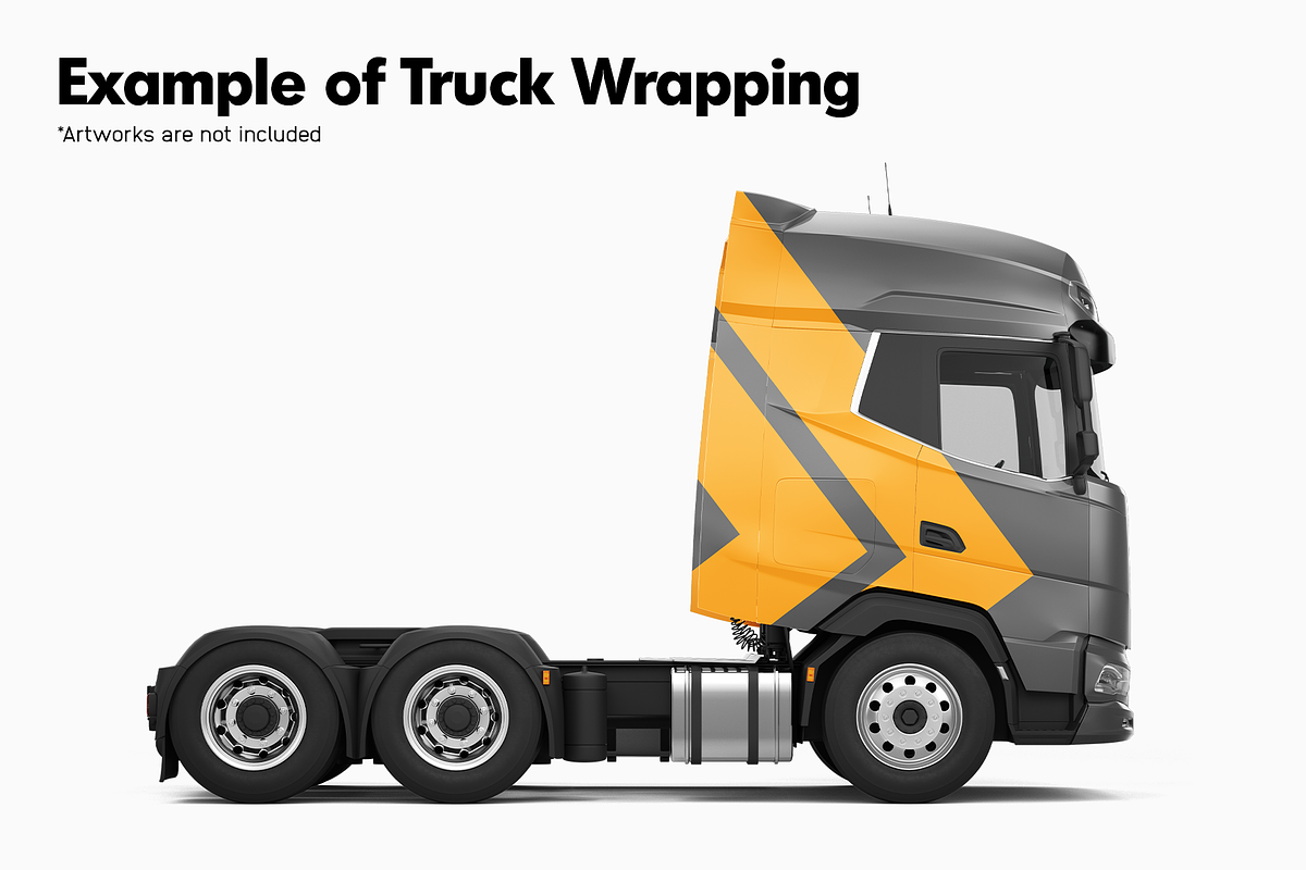 Truck Mockup 4, an Advertising Mockup by Mockupix (Photo 5 of 12)