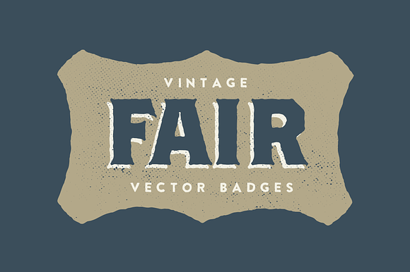 15 Vintage Fair Badges preview 6