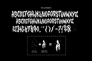 Halloween Horror Fonts | Hantu, a Font by tomatstudio (Thumbnail 9 of 10)