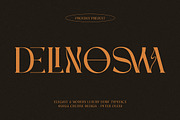 Delinoswa, a Serif Font by Cruzine (Thumbnail 1 of 8)