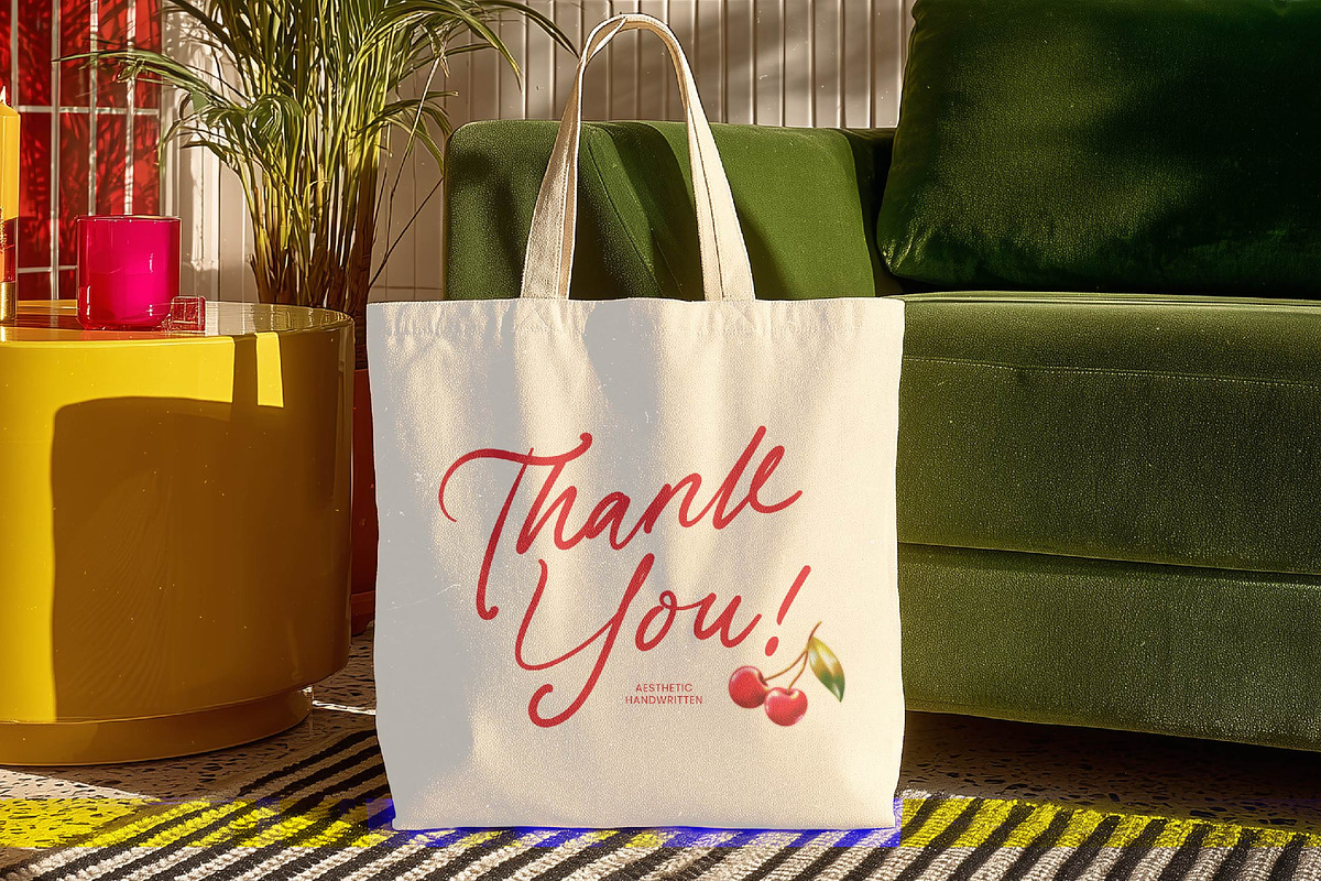 Juicy Cheri Aesthetic Handwritten, a Script Font by Letterena Studios Script (Photo 15 of 15)