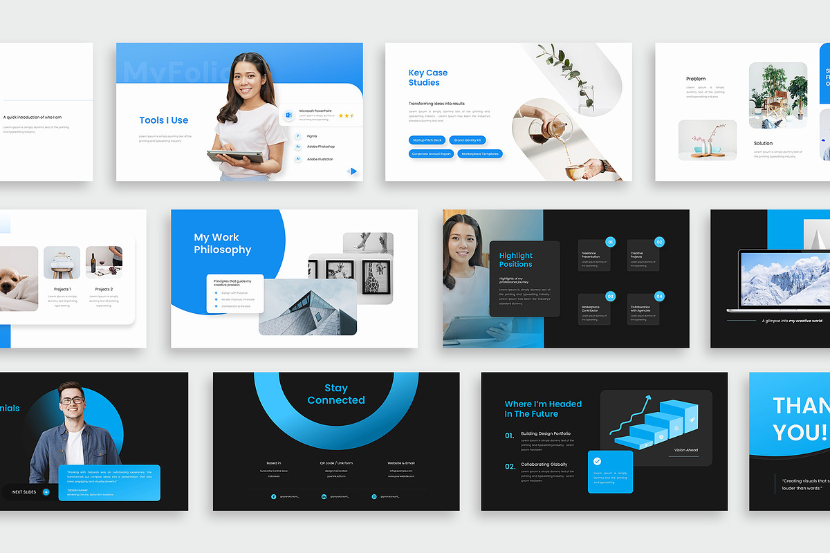 Personal Portfolio Google Slides preview 3