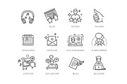Blogger, Blogging, Blog Icons, an Object Illustration by Tettygreen (Thumbnail 2 of 3)