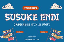 Susuke Endi - Japanese Style Font