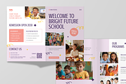 School Admission Bifold Brochure, a Brochure Template by Annora Studio (Thumbnail 4 of 6)