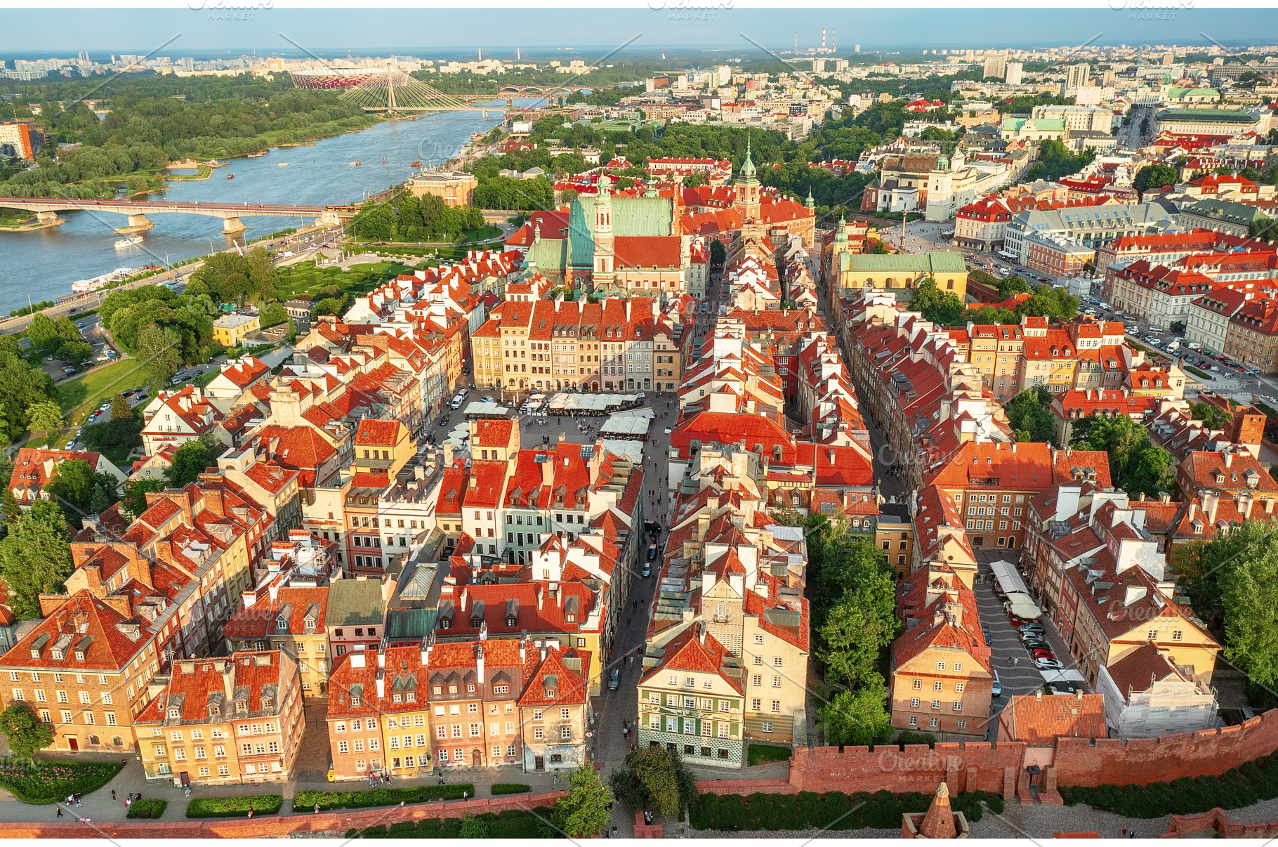 Old city in Warsaw, travel, an Architecture Photo by Nature and travel