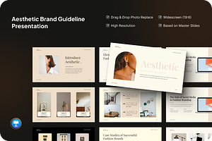 Aesthetic Brand Guideline Keynote, a Presentation Template by SquidPixey