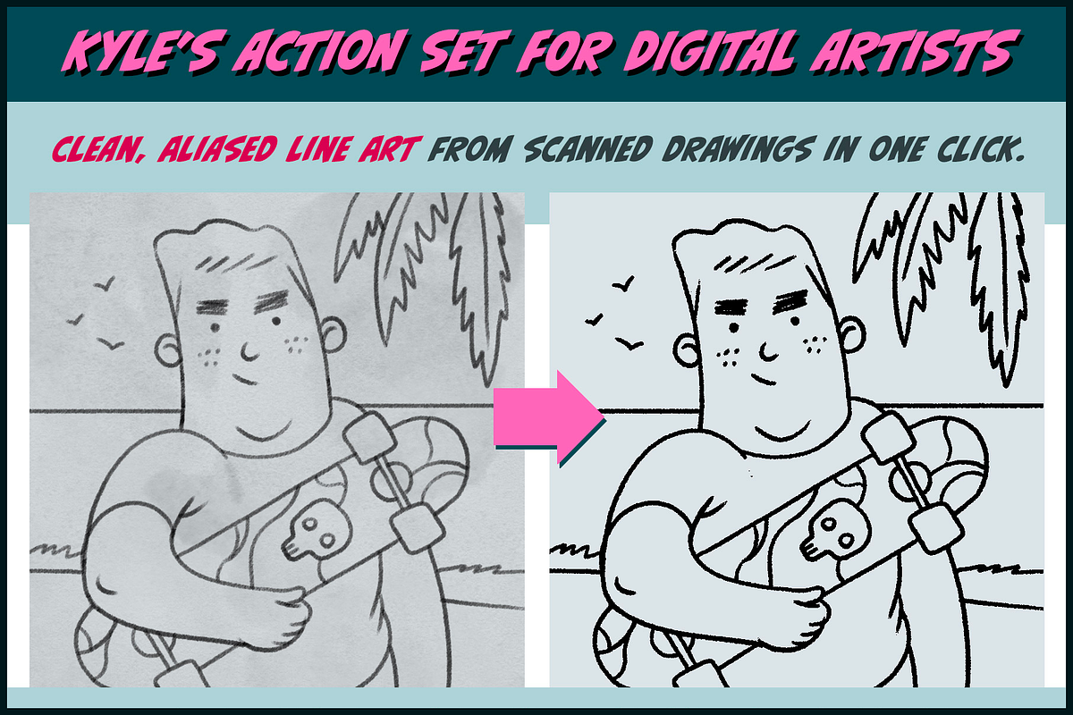 Kyle's Actions for Photoshop Artists, an Action Add-On by Kyle's Digital Art Tools (Photo 7 of 10)