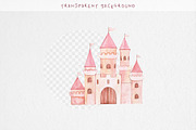 Watercolor Fairy Tale Clipart, a Decorative Illustration by MilanaDesignShop (Thumbnail 3 of 3)