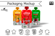 Doypack Mockup 2, a Packaging Mockup by rogeriomarcos (Thumbnail 1 of 9)