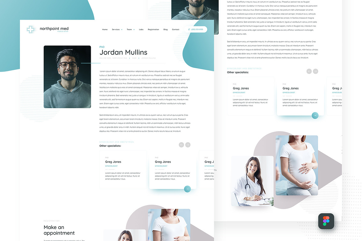Medical Figma UI Templates, an UI Kit Template by FreshPixels (Photo 7 of 14)
