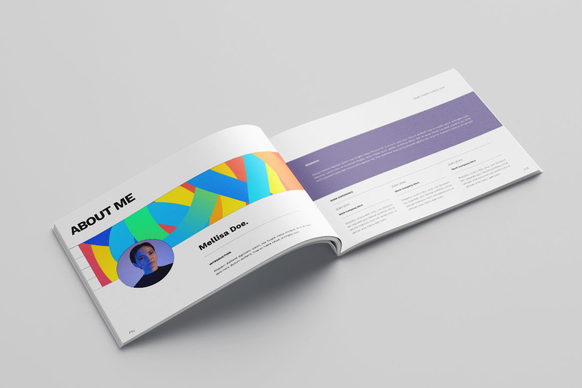 Graphic Design Portfolio Vol.13, a Brochure Template by Bewalrus Studio (Photo 2 of 11)