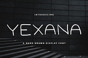 YEXANA FONT FOR HEADER & BOOK, a Sans Serif Font by NadaNora (Thumbnail 1 of 4)