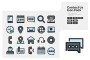 Contact Us Icon Pack, a Duotone Icon by erifqizeicon (Thumbnail 2 of 3)