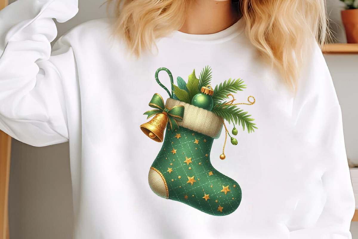 Christmas Stockings Clipart Bundle, an Illustration by SinaCreation (Photo 4 of 7)