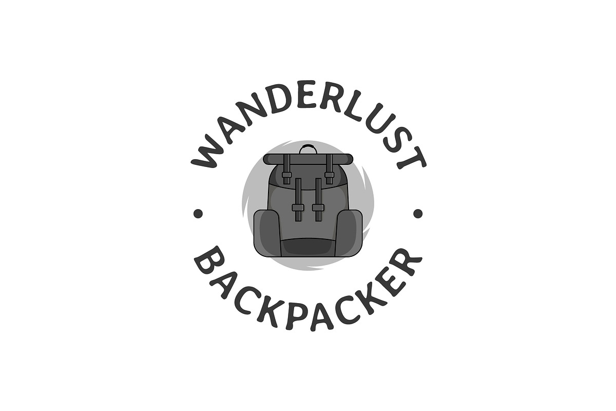 minimalist backpack logo icon vector, a Branding & Logo Template by Pyruos ID