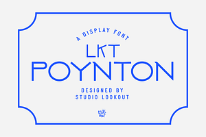 LKT Poynton Display Font