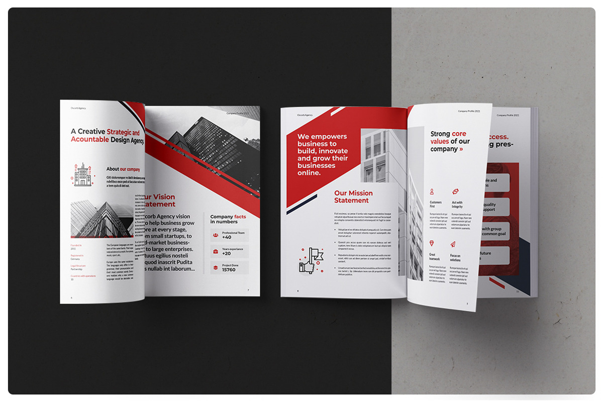 Company Profile Brochure, a Brochure Template by StudioGraficso (Photo 4 of 10)