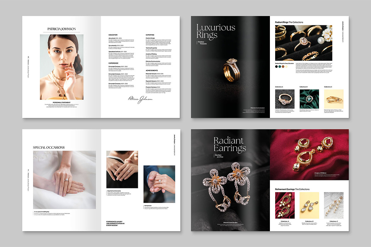 Jewellery Portfolio & Catalog Layout, a Magazine Template by BrandPacks (Photo 3 of 6)
