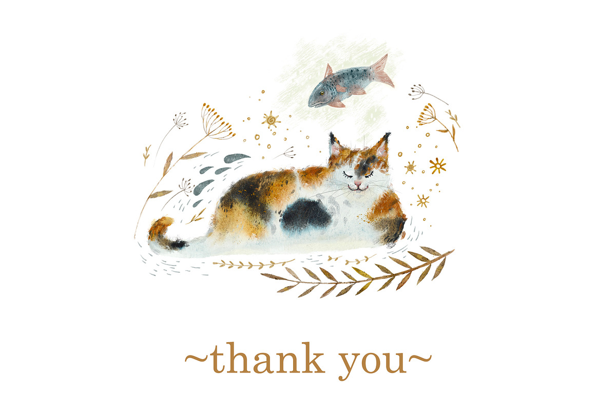 Sleeping Cats, an Illustration by Budogoshch (Photo 12 of 12)