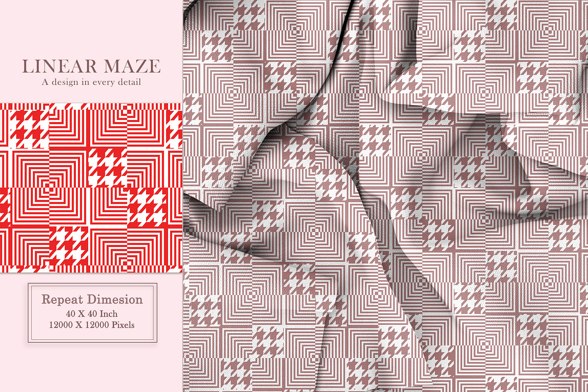 Linear Maze Prints & Patterns, a Pattern Graphic by GND ART STUDIO (Photo 3 of 8)