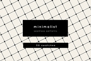 Minimalist Seamless Patterns | vol.2, a Pattern Graphic by Curly_Pat (Thumbnail 1 of 10)