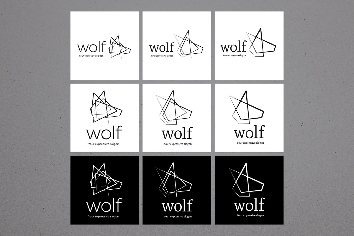 Wolf Emblem – Strong Minimal Brand, a Branding & Logo Template by Elibee (Photo 8 of 8)