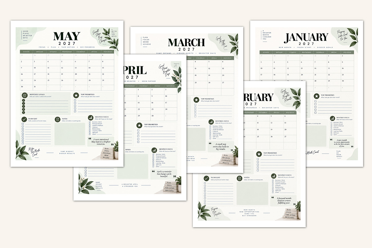 2027 Solopreneur Business Planner, a Stationery Template by Designmela01 (Photo 3 of 5)