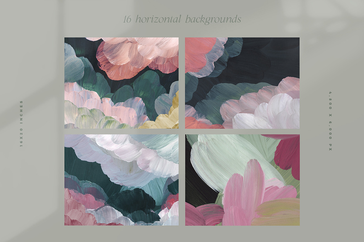 June - Abstract Painted Backgrounds, a Texture Graphic by Basia Stryjecka (Photo 14 of 15)
