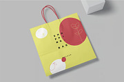 Shopping Bag Mockup, a Packaging Mockup by megostudi0 (Thumbnail 8 of 8)