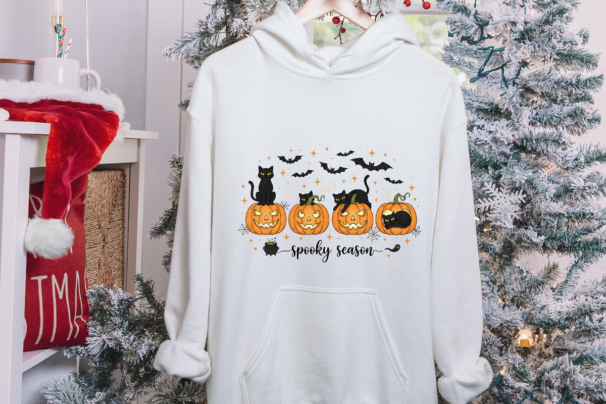 Spooky Season PNG Halloween Pumpkin, an Illustration by designcity5 (Photo 8 of 8)