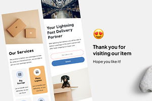 FastDel - Delivery Box Responsive