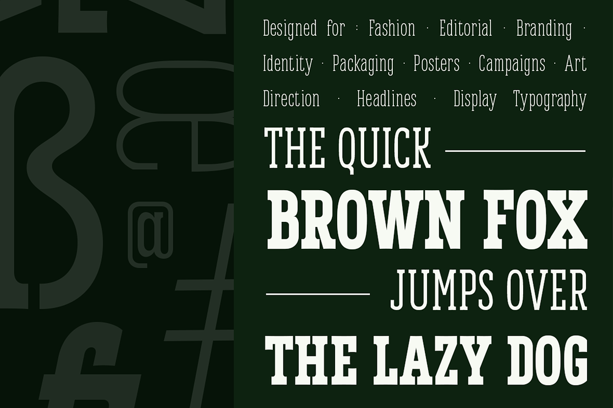 Vortiger – Modern Western Serif, a Serif Font by roomspace creative lab (Photo 7 of 10)