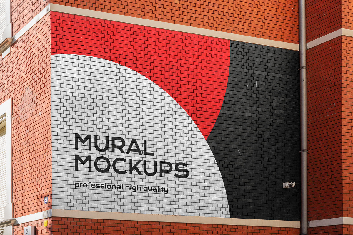 Street mural mockup bundle outdoor, an Advertising Mockup by FoundImages (Photo 11 of 42)