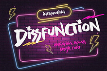 Dissfunction – Annoying Brush Font