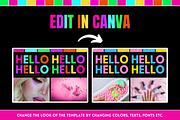Neon Thank You Card - Edit in Canva, a Business Card Template by SunshineStudioBoutique (Thumbnail 6 of 10)