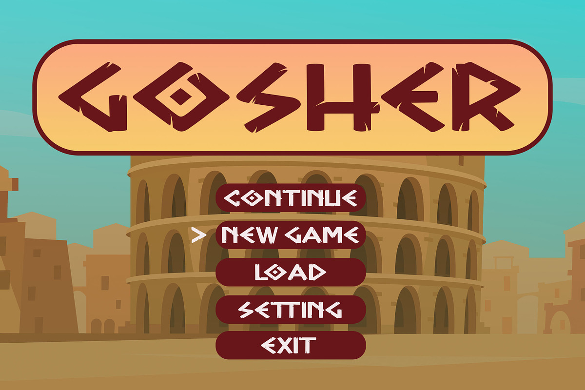 Ghosphoros - Game Font, a Font by Flawless And Co (Photo 3 of 10)