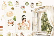 Good Morning Collection, a Decorative Illustration by PeDe Designs (Thumbnail 3 of 19)