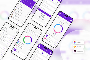 Fintech & Finance Mobile App UI Kit