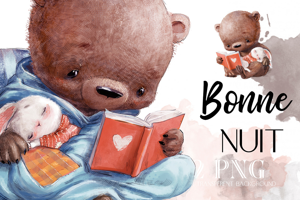 Bonne Nuit, an Animal Illustration by Eve Farb (Photo 2 of 2)