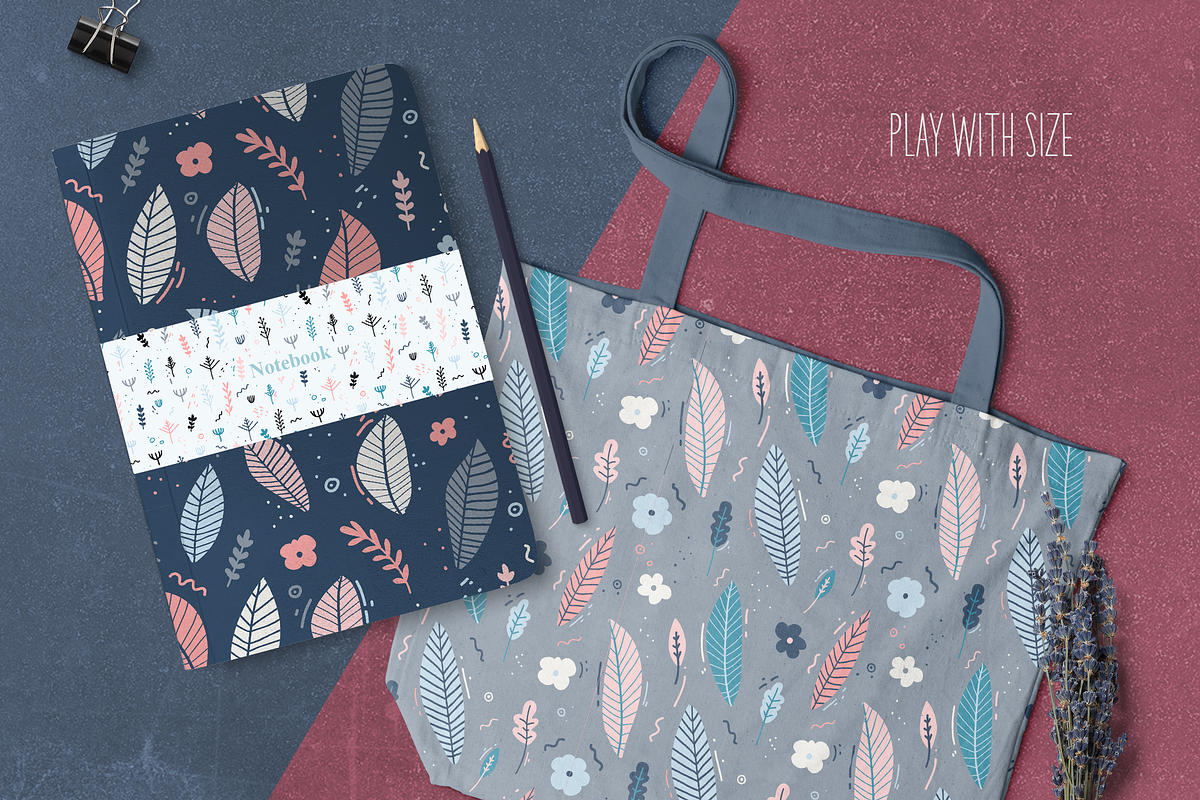 Gentle Garden Patterns & Elements, a Pattern Graphic by Uniyok (Photo 4 of 7)
