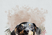 Flower Custom Watercolor Pet Art, an Action Add-On by MRI STUDIO (Thumbnail 17 of 23)