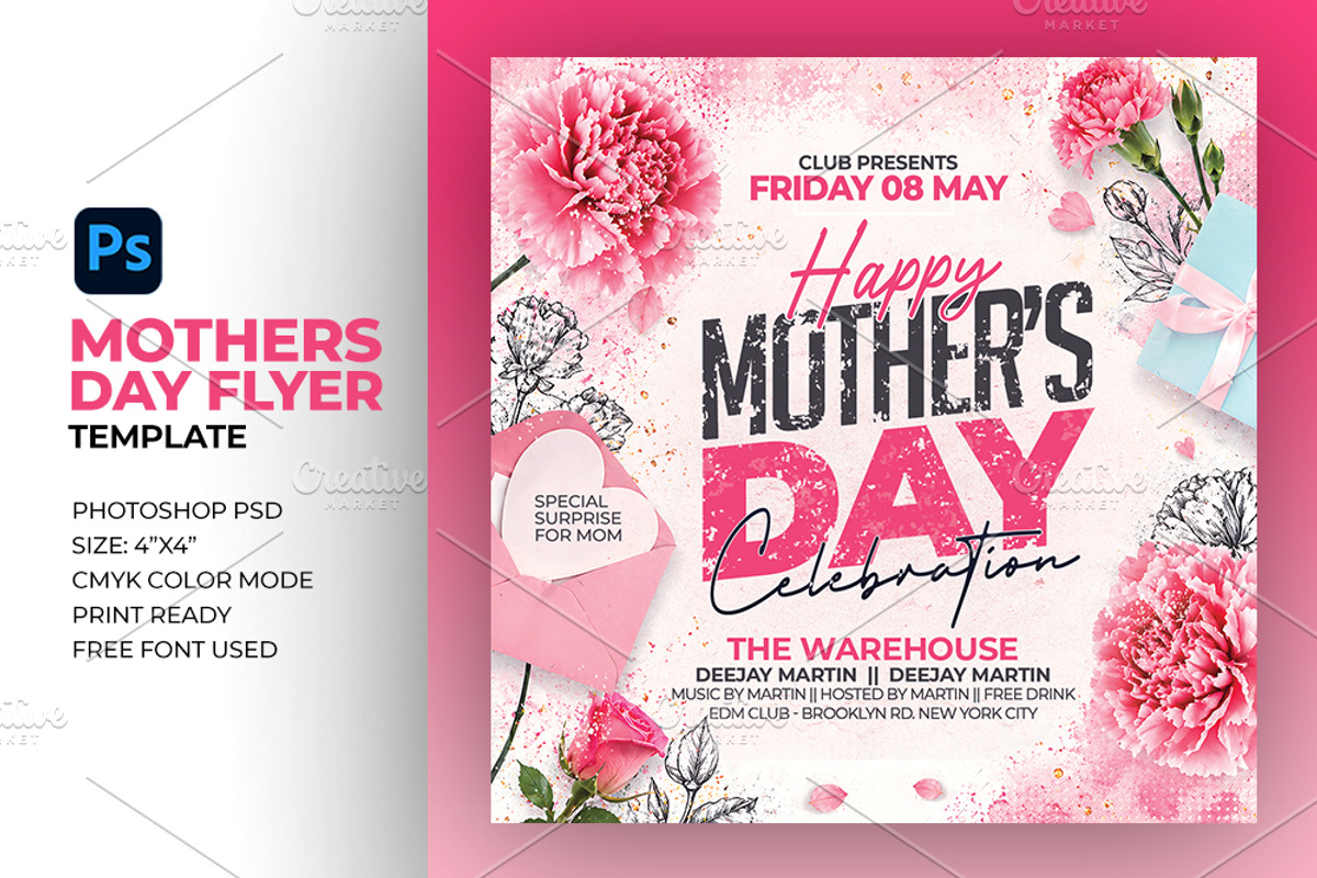 Mother's Day Flyer, a Flyer Template by Artonix (Photo 2 of 4)