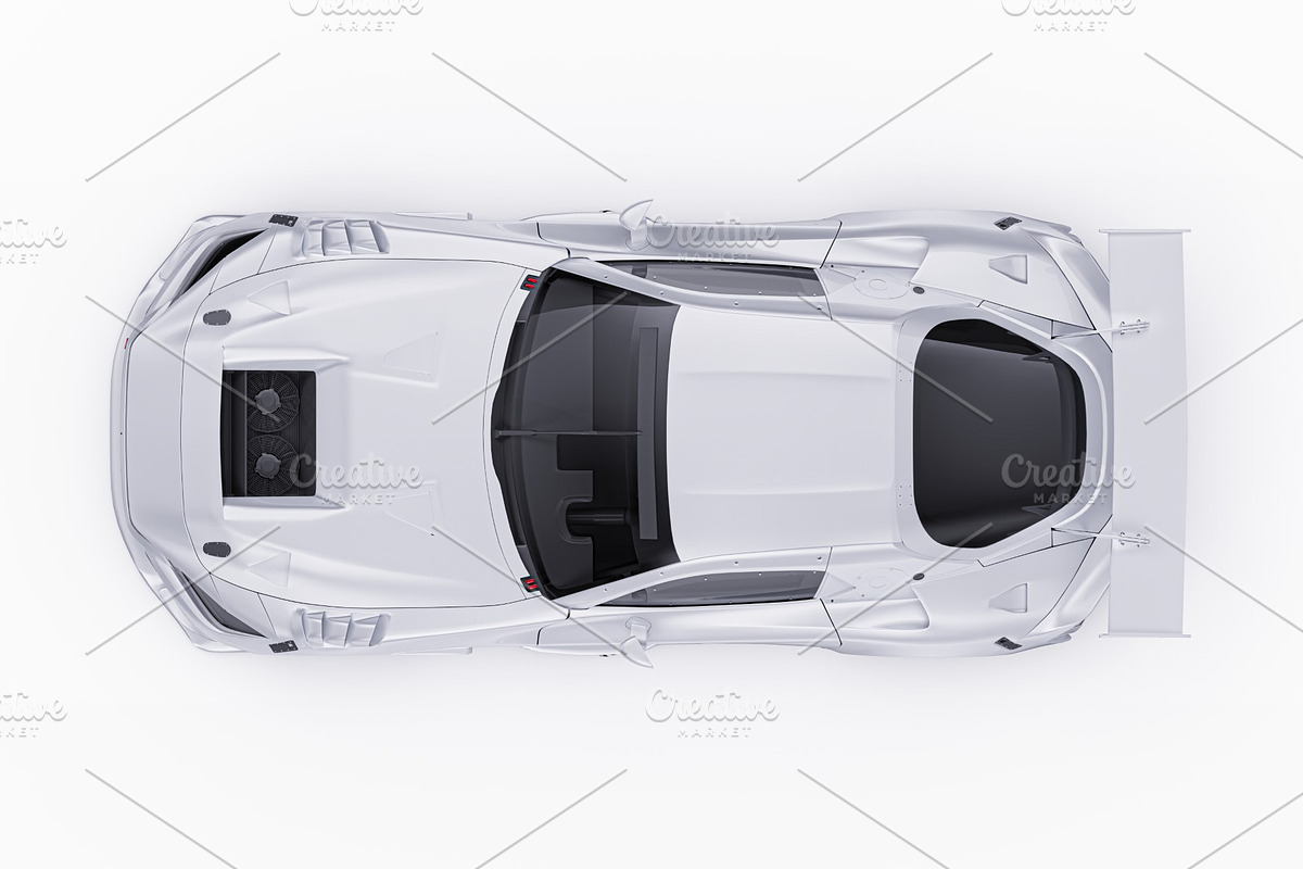 GT3 Race Car Performance Coupe Set, an Advertising Mockup by Halal Graphic Studio (Photo 12 of 12)