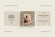 Writers Social Media Vol.5 for CANVA, a Social Media Template by September 5th (Thumbnail 18 of 24)