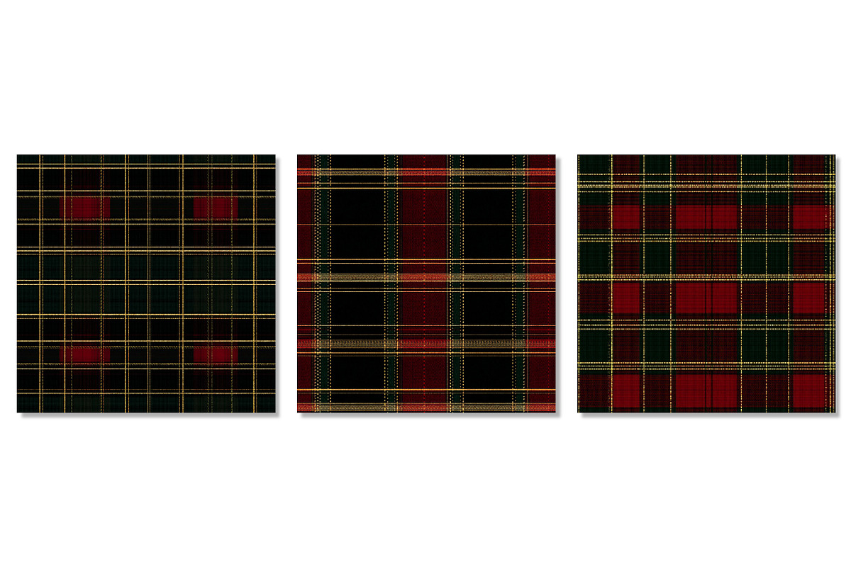 Christmas Plaid Digital Paper, a Pattern Graphic by Dream Creation (Photo 7 of 7)