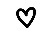 Hand Drawn Heart Doodle Vector Bundl, an Illustration by Creativeshirt (Thumbnail 34 of 48)