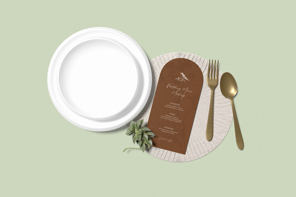 Restaurant Menu Mockup, a Packaging Mockup by xavier_studio (Photo 4 of 5)