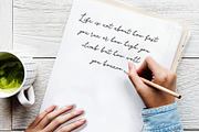 Khanela, a Script Font by Hustletter (Thumbnail 4 of 6)